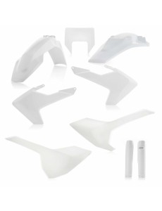 KIT PLÁSTICOS COMPLETO ACERBIS HUSQVARNA TE / FE 2017-2019 - BRANCO